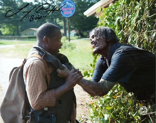 Lawrence Gilliard The Walking Dead "Bob" Signed 8x10 Photo Wizard World 4