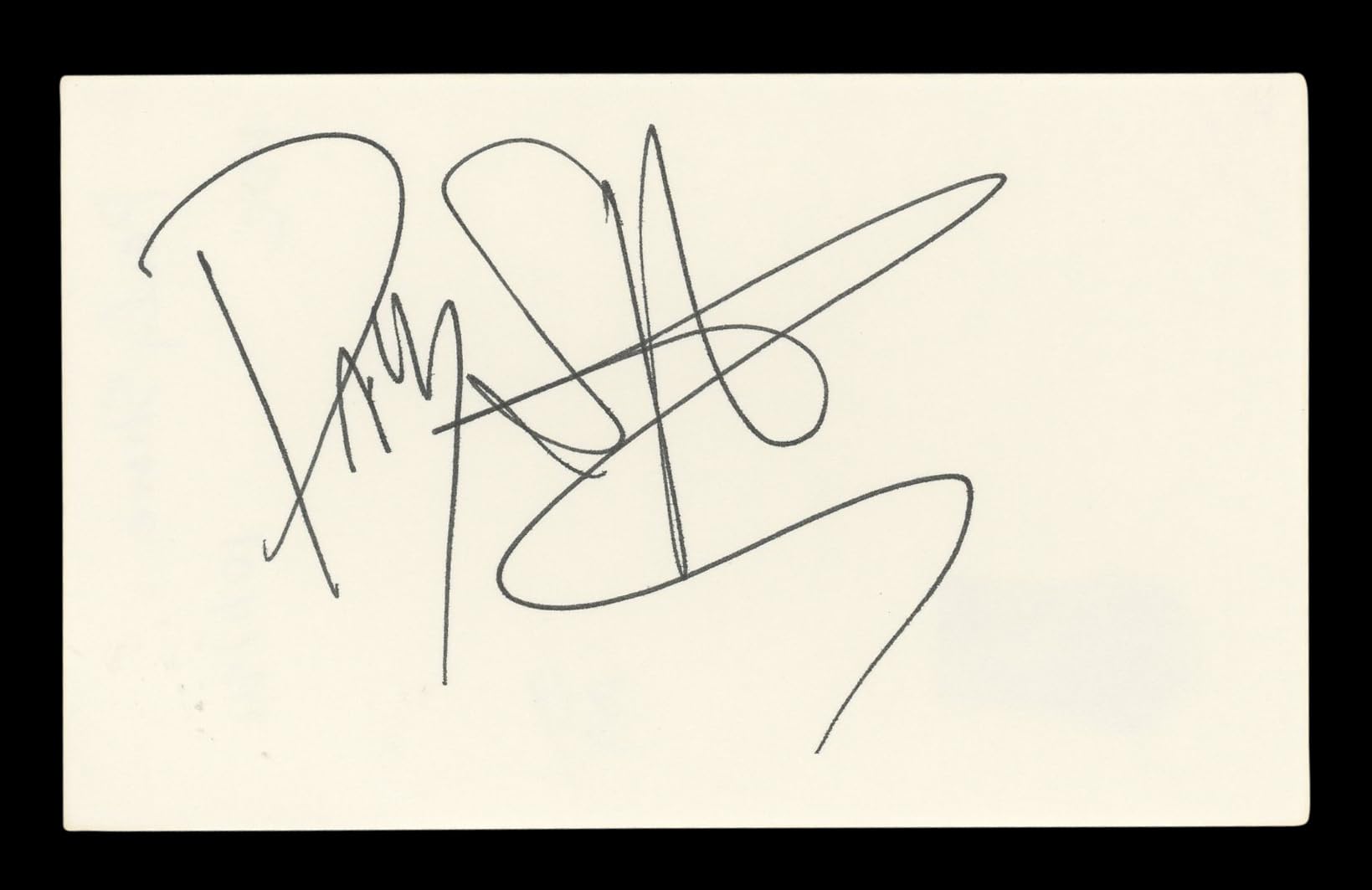 Pauly Shore Son in Law Authentic Signed 3x5 Index Card Autographed BAS #BL96653