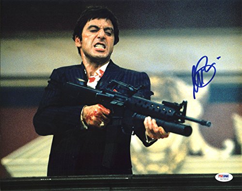 Al Pacino Scarface Signed 11X14 Photo Graded Perfect 10! PSA/DNA ITP #5A78930