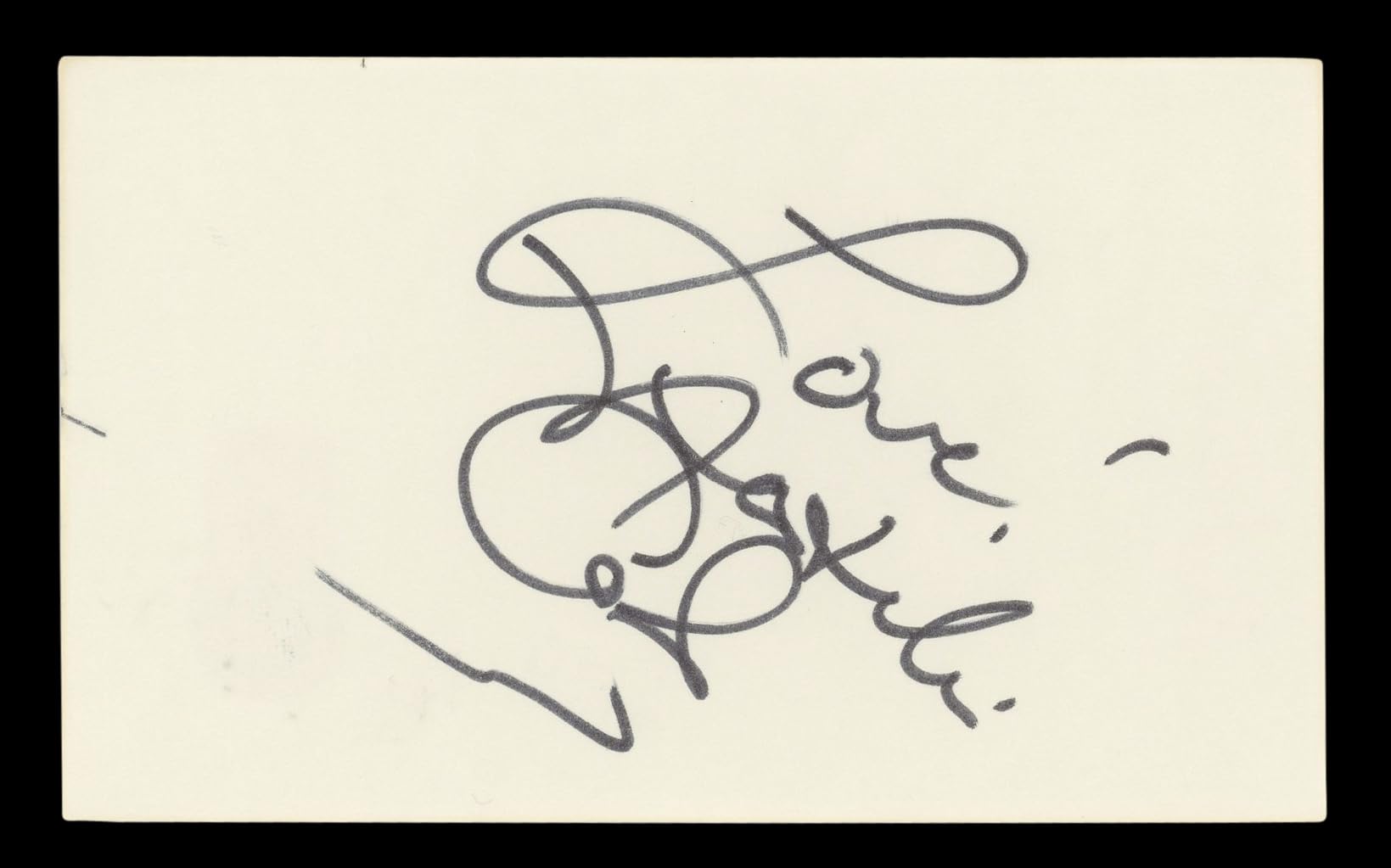 Natalie Cole "Love" Authentic Signed 3x5 Index Card Autographed BAS #BL96710
