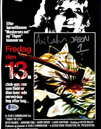 Ari Lehman Friday The 13th "Jason 1" Authentic Signed 8x10 Photo BAS 6
