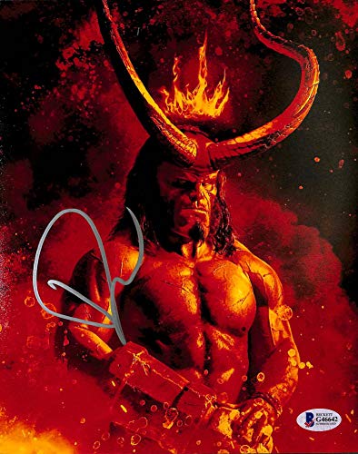 David Harbour Hellboy Authentic Signed 8x10 Photo Autographed BAS #G46642