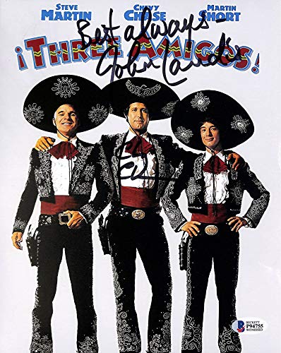 Chevy Chase & John Landis Three Amigos! Authentic Signed 8x10 Photo BAS #P94755