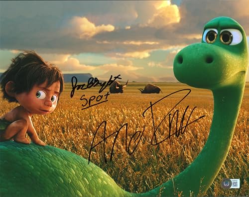Jack Bright & Raymond Ochoa The Good Dinosaur Signed 11x14 Photo BAS #BJ084563