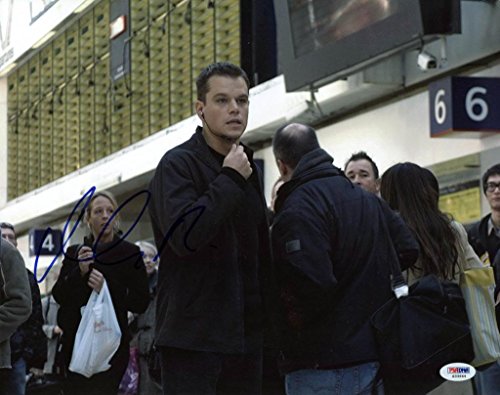 Matt Damon Bourne Identity Signed Authentic 11X14 Photo PSA/DNA #S33644