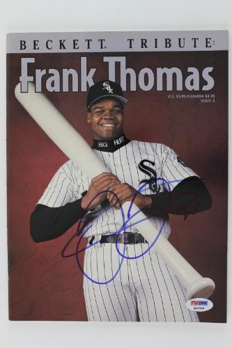 White Sox Frank Thomas Authentic Signed Beckett Tribute Magazine PSA/DNA #Q12346
