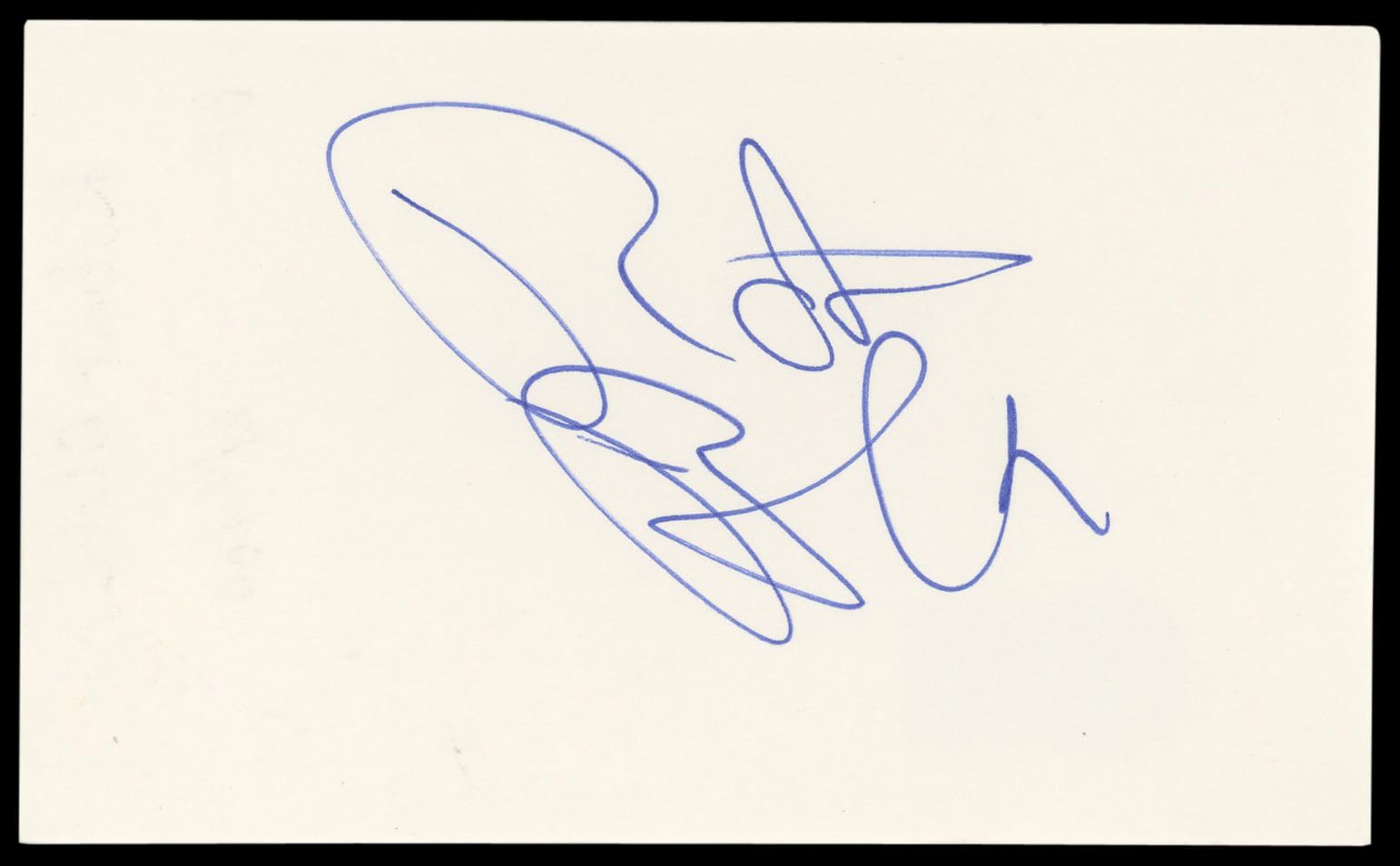 Robert Blake In Cold Blood Signed 3x5 Index Card Autographed BAS #AD70417
