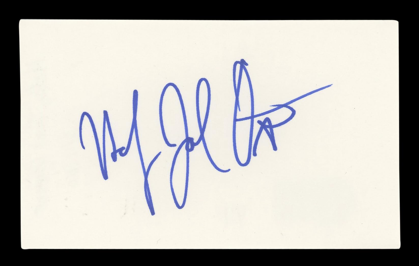 Haley Joel Osment The Sixth Sense Authentic Signed 3x5 Index Card BAS #BL96454