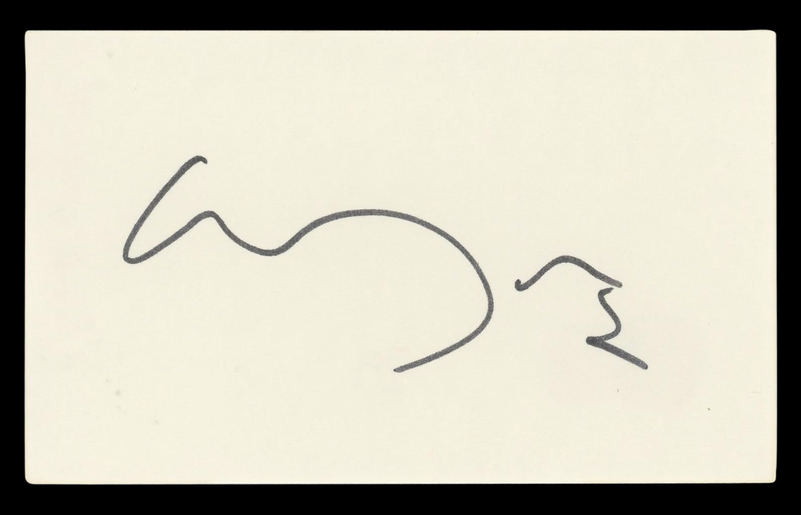 Michael York Romeo + Juliet Authentic Signed 3x5 Index Card BAS #BL96739