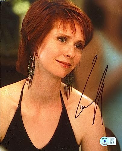Cynthia Nixon Sex And The City Authentic Signed 8x10 Photo BAS #BJ32636