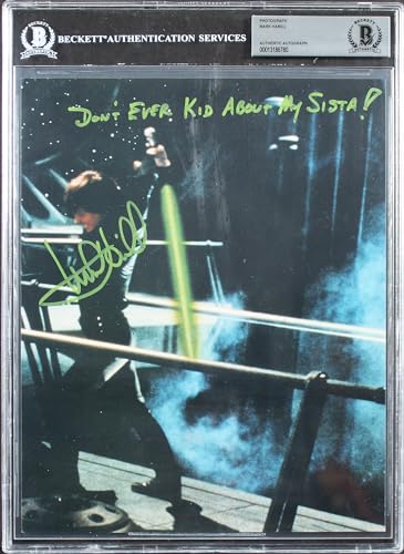 Mark Hamill Star Wars The Empire Strikes Back Signed 8x10 Photo BAS Slabbed 2