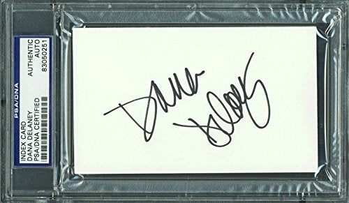 Dana Delaney Authentic Signed 3x5 Index Card Autographed PSA/DNA Slabbed 2