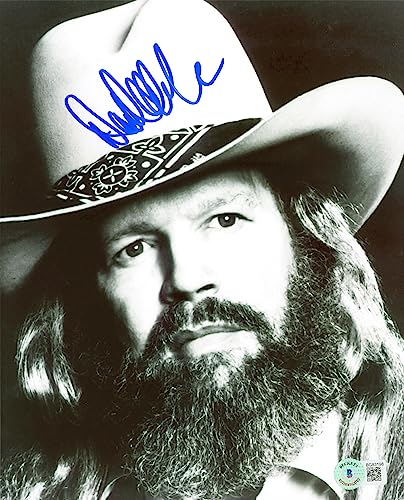 David Allan Coe Authentic Signed 8x10 Black & White Photo BAS #BG83198