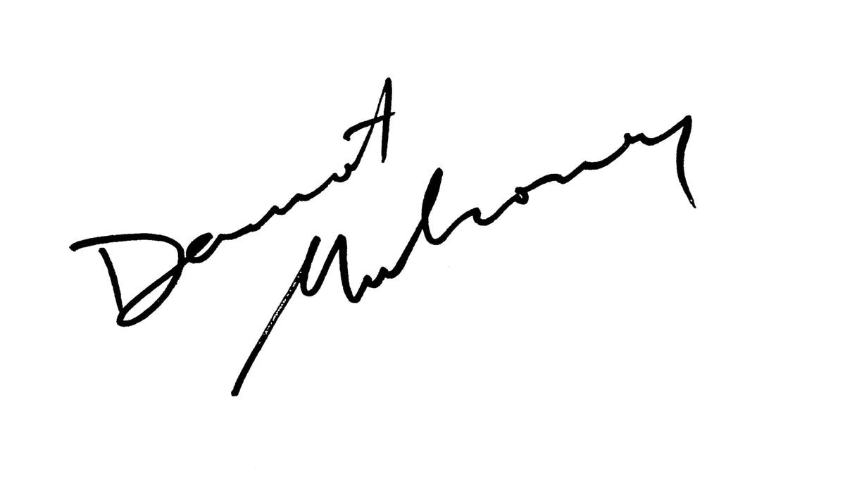 Dermot Mulroney My Best Friend's Wedding Signed 3x5 Index Card BAS #BL96317