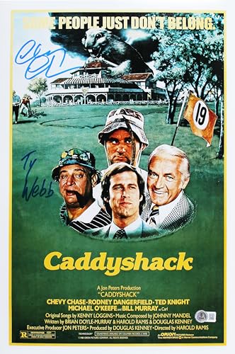 Chevy Chase Caddyshack "Ty Webb" Authentic Signed 12x18 Photo BAS #1W385990