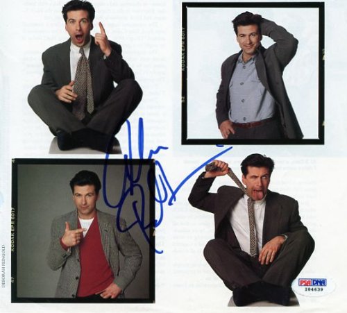 Alec Baldwin Authentic Signed 8X11 Magazine Page Photo PSA/DNA #I84639