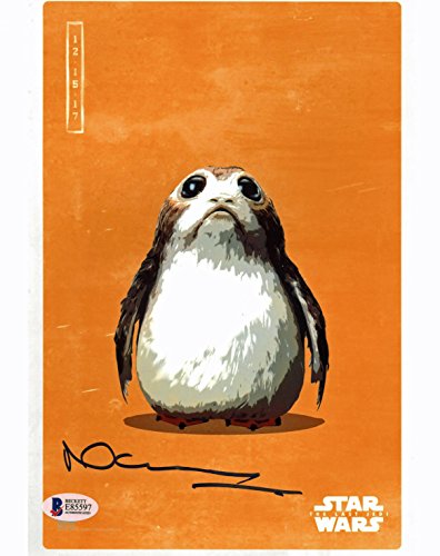 Neal Scanlan Star Wars Special Makeup Effects Signed 8x10 Photo BAS #E85597