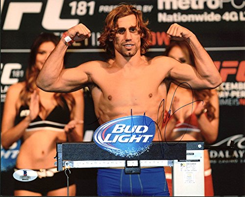 Urijah Faber UFC Authentic Signed 8X10 Photo Autographed BAS #B04432