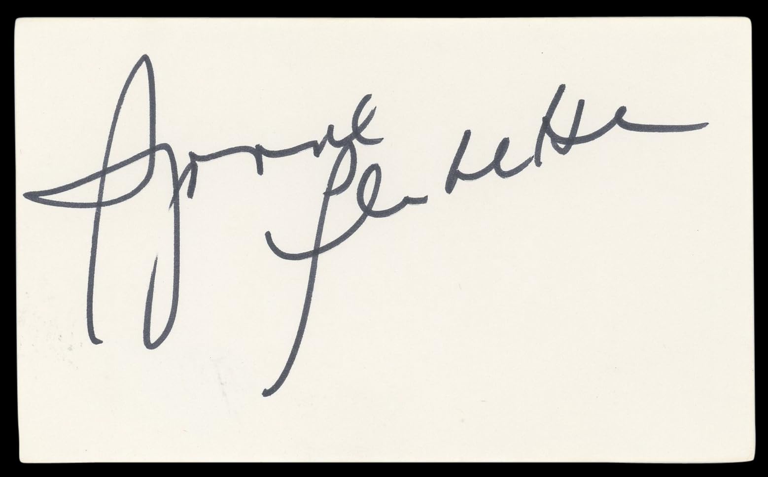 Suzanne Pleshette The Bob Newhart Show Signed 3x5 Index Card BAS #BL96498