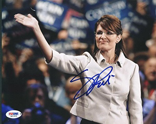 Sarah Palin Signed Authentic 8X10 Photo Autographed PSA/DNA #M61858