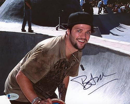 Bam Margera Jackass Authentic Signed 8x10 Photo Autographed BAS #Z99477
