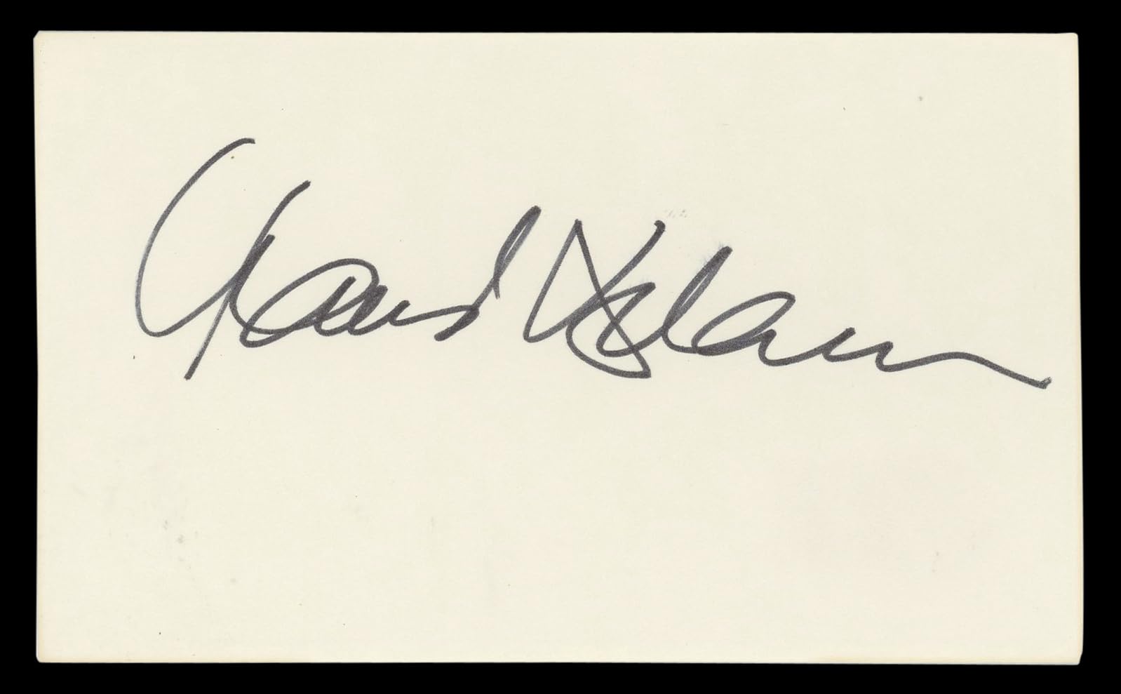 Maude Adams Peter Pan Authentic Signed 3x5 Index Card Autographed BAS #BL96909