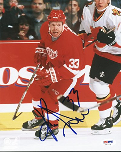Red Wings Kris Draper Signed Authentic 8X10 Photo Autographed PSA/DNA #U67379
