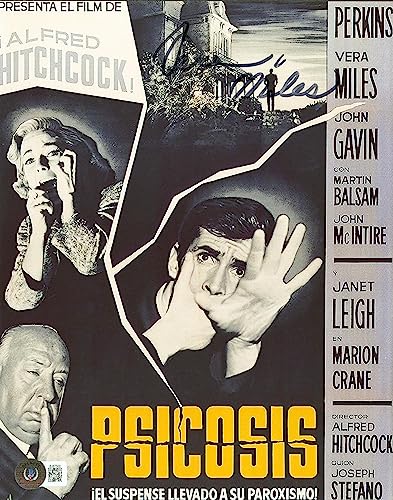 Vera Miles Psycho Authentic Signed 8x10 Photo Autographed BAS #BJ67500