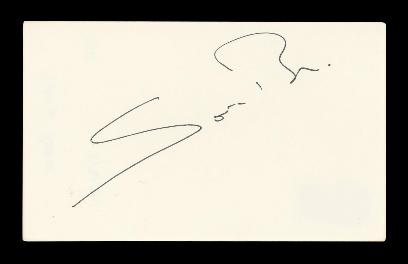 Sônia Braga Wonder Authentic Signed 3x5 Index Card Autographed BAS #AD70123