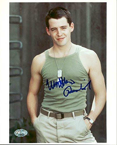 Matthew Broderick Biloxi Blues Signed Authentic 8X10 Photo PSA/DNA #J60304