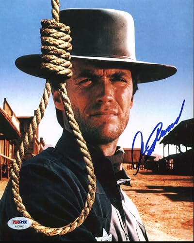 Clint Eastwood Good, the Bad & the Ugly Signed 8x10 Photo Auto 10! BAS #AC26953