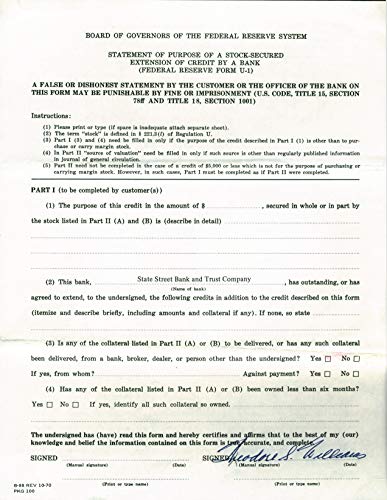 Red Sox Ted Williams Signed 8.5x11 Contract w/ Full Name Signature PSA #S02238