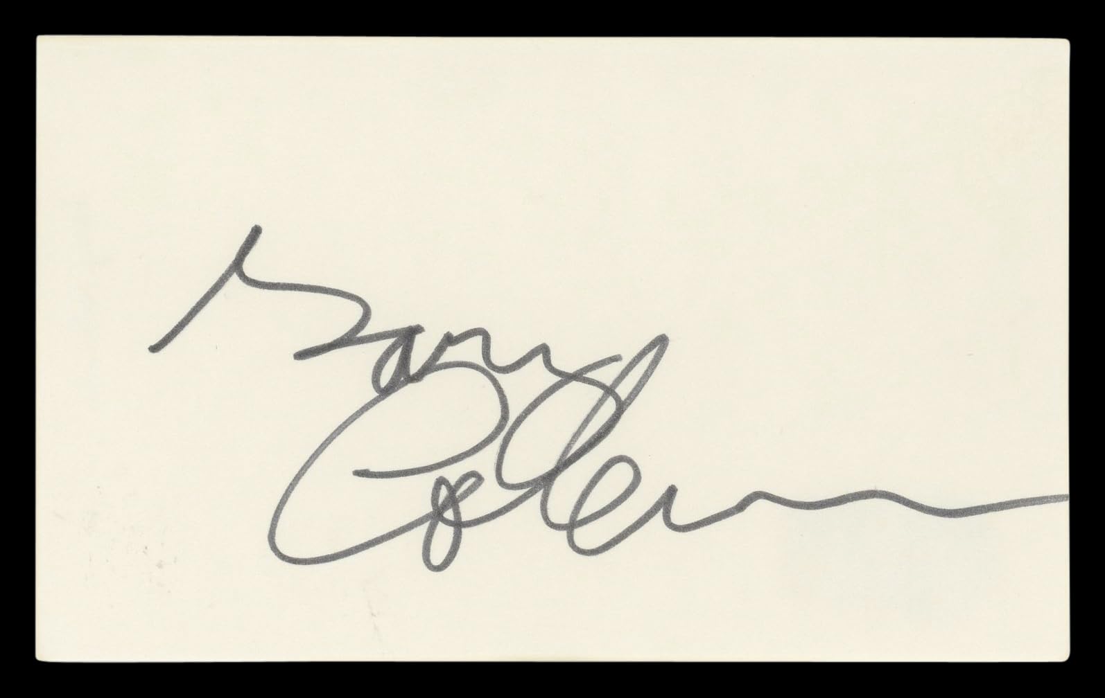 Gary Coleman Diff'rent Strokes Authentic Signed 3x5 Index Card BAS #BL98773