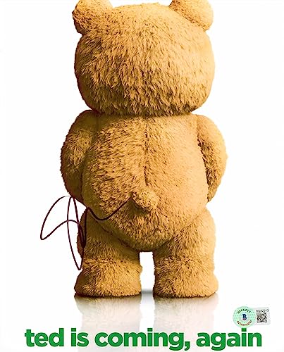 Seth MacFarlane Ted Authentic Signed 8x10 Photo Autographed BAS #BG82313