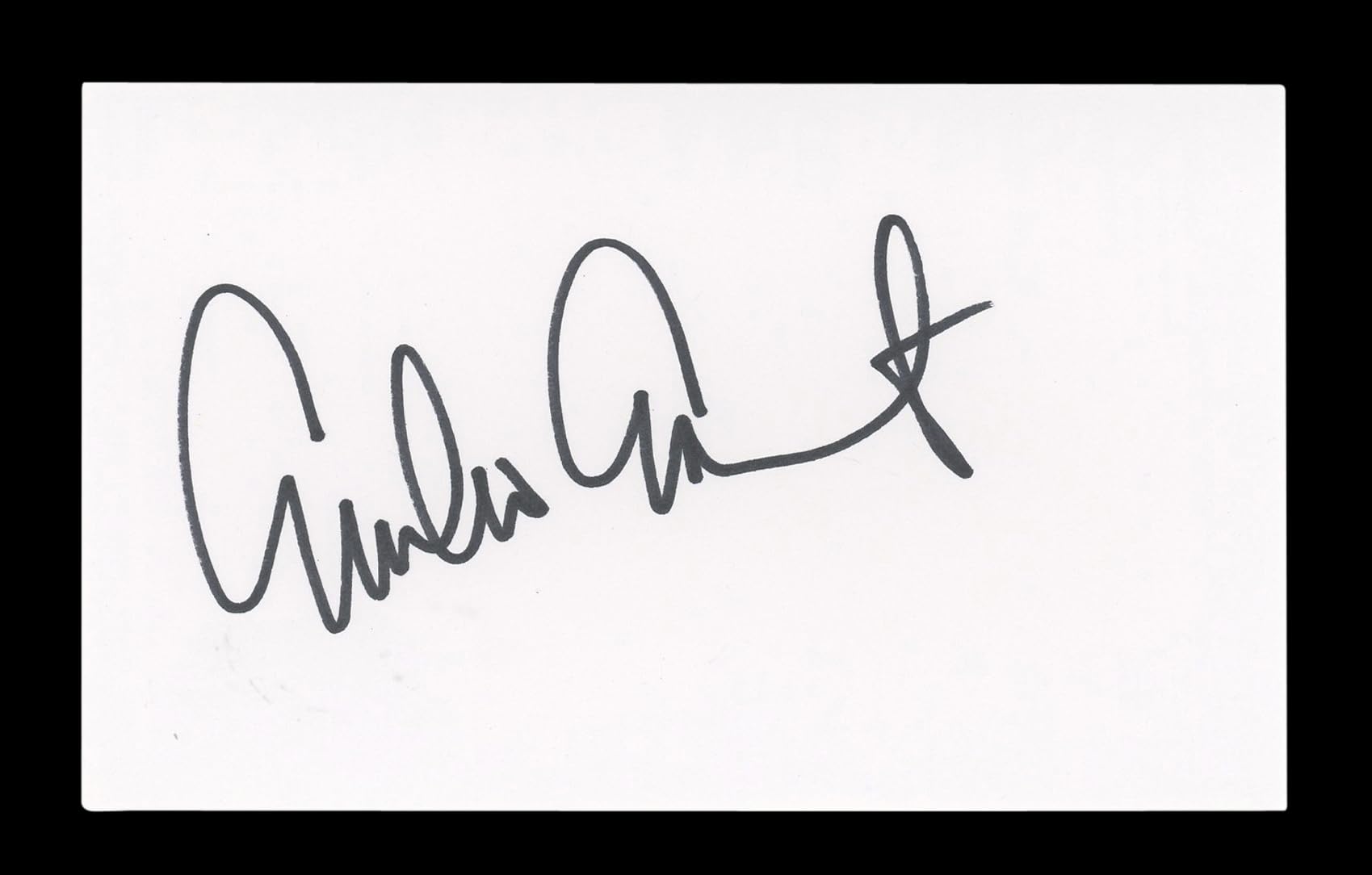 Emilio Estevez The Breakfast Club Signed 3x5 Index Card Autographed BAS #BM57007