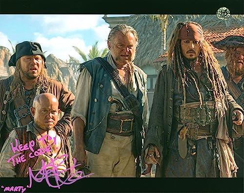Martin Klebba Pirates Of The Caribbean Signed 8x10 Photo Wizard World #017934