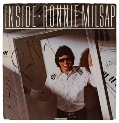 Ronnie Milsap Authentic Signed Inside Album Cover Autographed BAS #BG90708