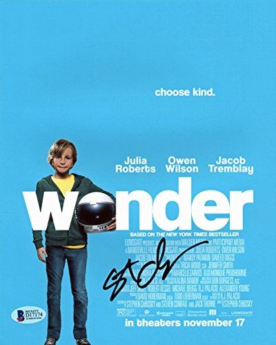 Stephen Chbosky Wonder Authentic Signed 8x10 Photo Autographed BAS #D17174