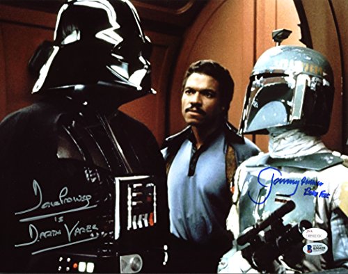 David Prowse & Jeremy Bulloch Star Wars Authentic Signed 11X14 Photo BAS