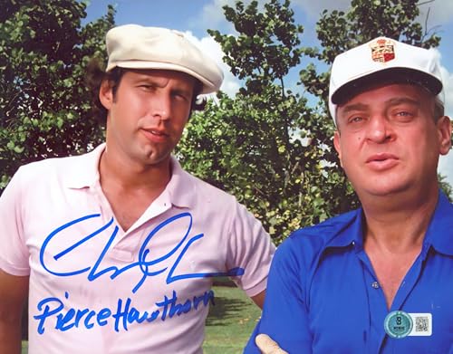 Chevy Chase Caddyshack "Pierce Hawthorne" Signed 8x10 Photo BAS #1W385737