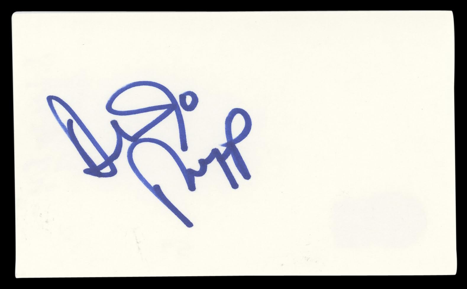 Debra Jo Rupp That 70's Show Authentic Signed 3x5 Index Card BAS #BL96361