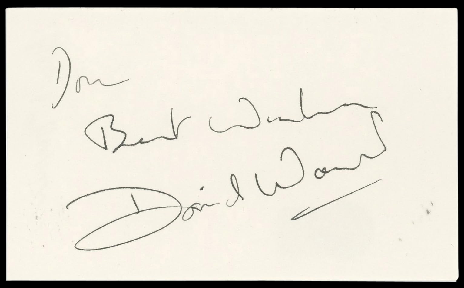 Margaret O'Brien Meet Me in St. Louis Signed 3x5 Index Card BAS #BN89432