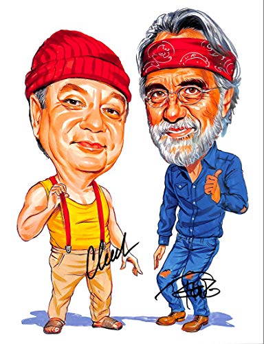 Cheech Marin & Tommy Chong Up in Smoke Authentic Signed 8.5x11 Photo BAS #F09191