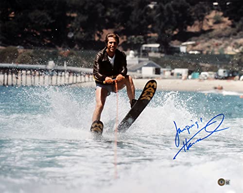 Henry Winkler Happy Days "Jumping" Signed 16x20 Horizontal Photo BAS #BD13196