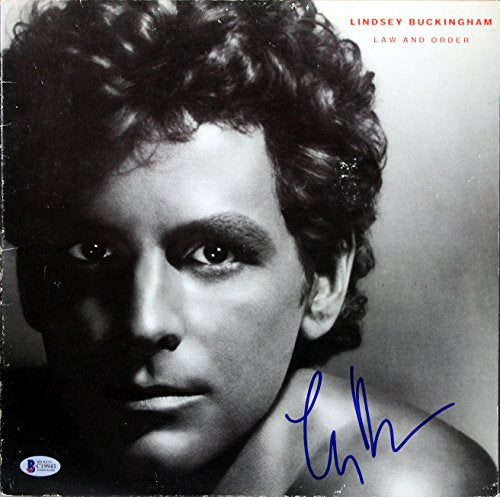 Lindsey Buckingham Authentic Signed Law And Order Album Cover BAS #C19943