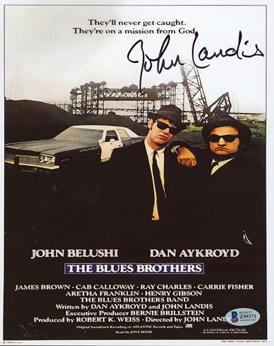 John Landis The Blues Brothers Authentic Signed 8x10 Photo BAS #Z99371