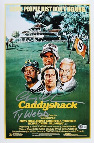 Chevy Chase Caddyshack "Ty Webb" Authentic Signed 12x18 Photo BAS #1W385987