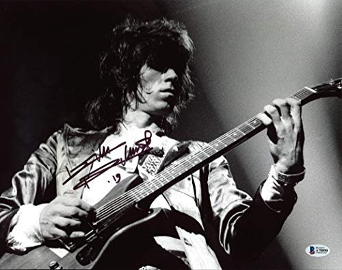 Keith Richards The Rolling Stones Authentic Signed 11x14 Photo BAS #A78890