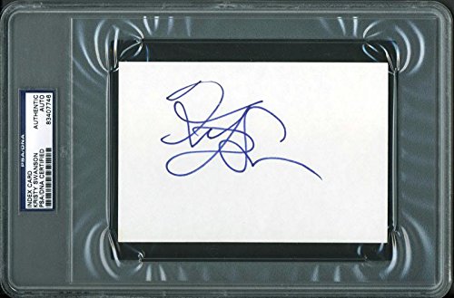Kristy Swanson Authentic Signed 4X6 Index Card Autographed PSA/DNA Slabbed