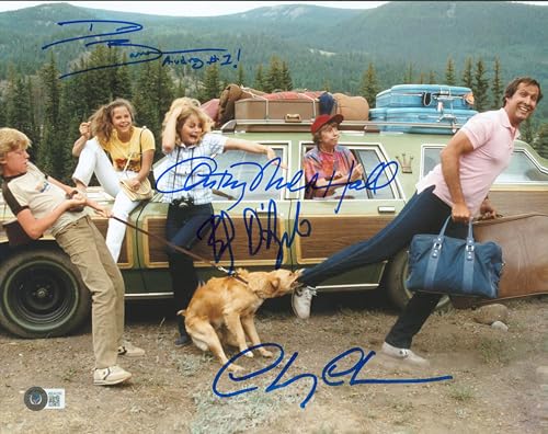 Vacation (4) Chase, D'Angelo, Hall & Barron Signed 11x14 Photo BAS Witnessed 9